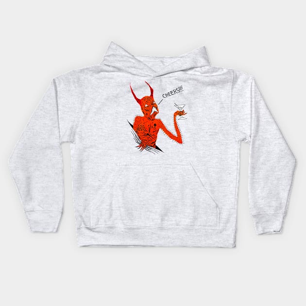 CHEERS! Kids Hoodie by slaythem666